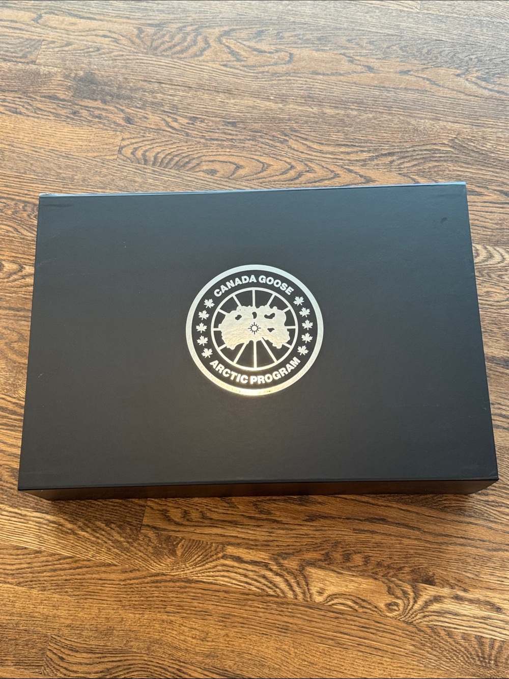 Canada Goose Snow Boot Box Black Box with Silver Logo